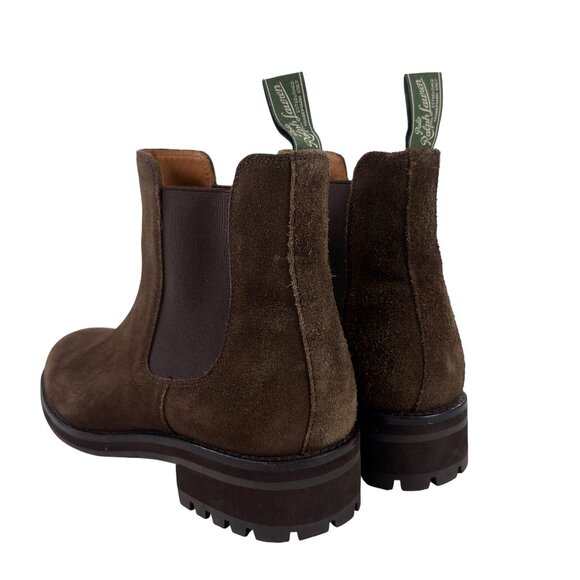 Polo by Ralph Lauren Brown Suede Chelsea Boots